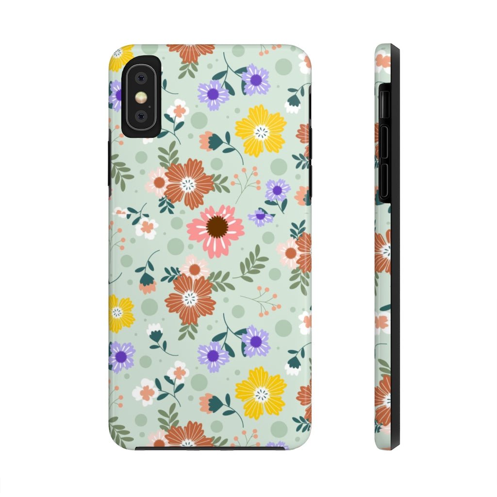 Cute Floral Tough Phone Case - Super-Cute & Impact Resistant for iPhones & Samsung - We Love Your Gift