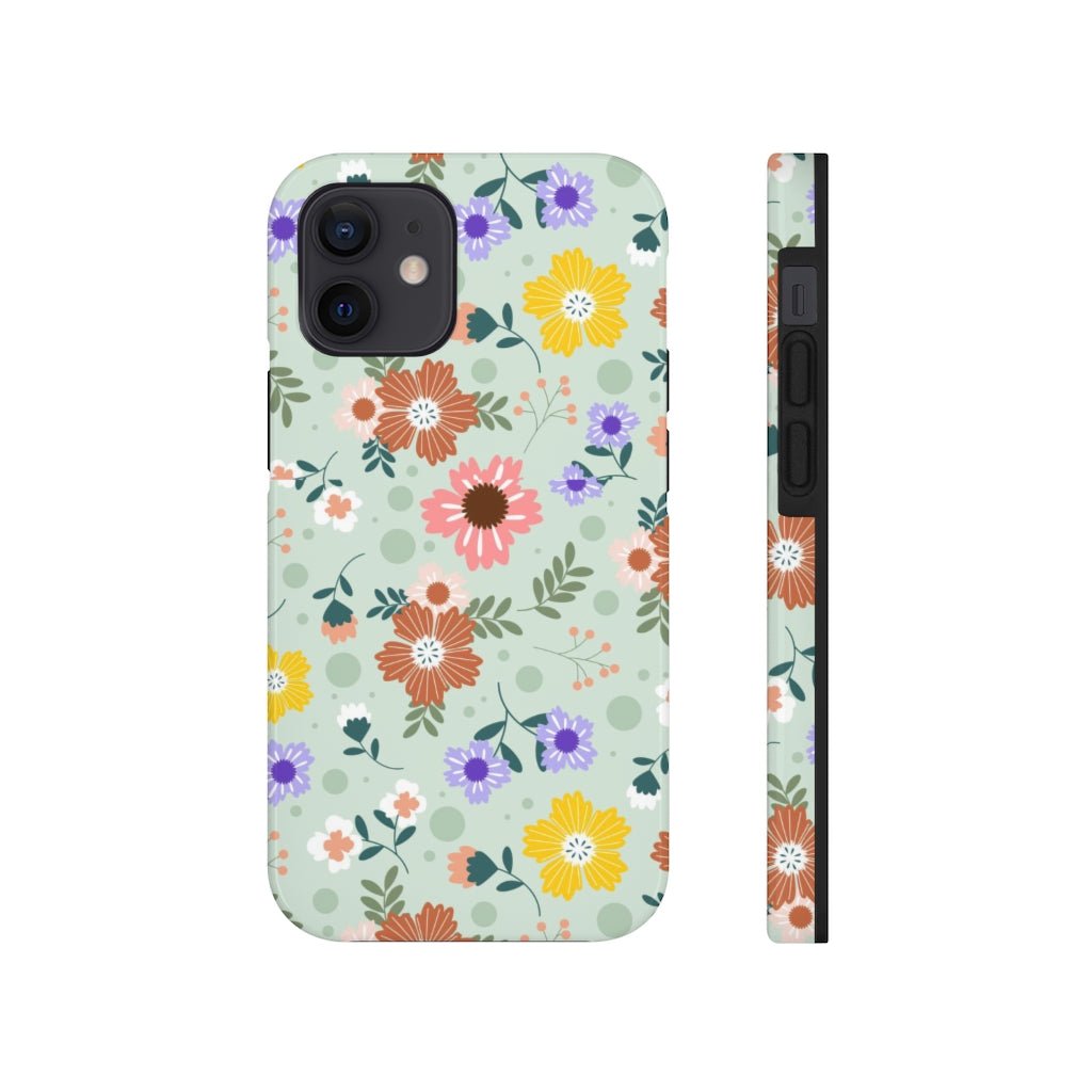 Cute Floral Tough Phone Case - Super-Cute & Impact Resistant for iPhones & Samsung - We Love Your Gift