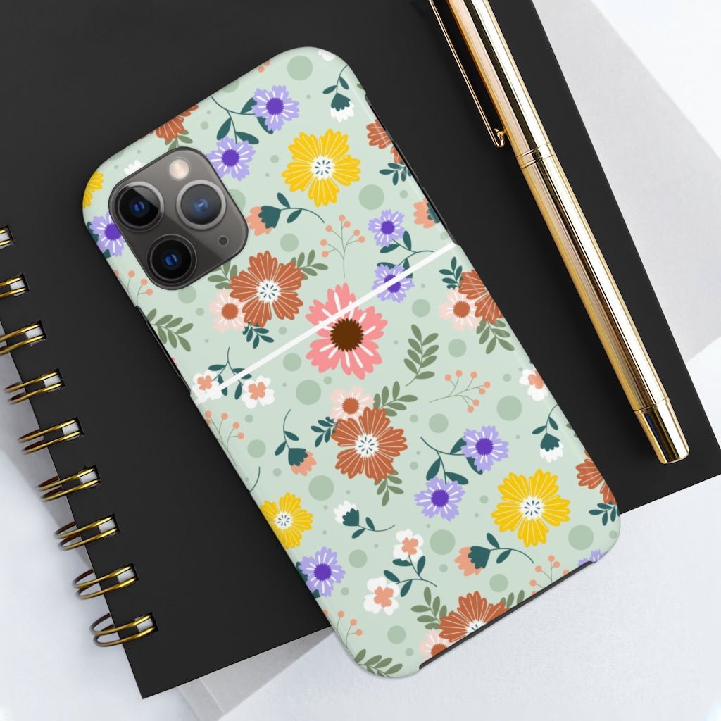 Cute Floral Tough Phone Case - Super-Cute & Impact Resistant for iPhones & Samsung - We Love Your Gift