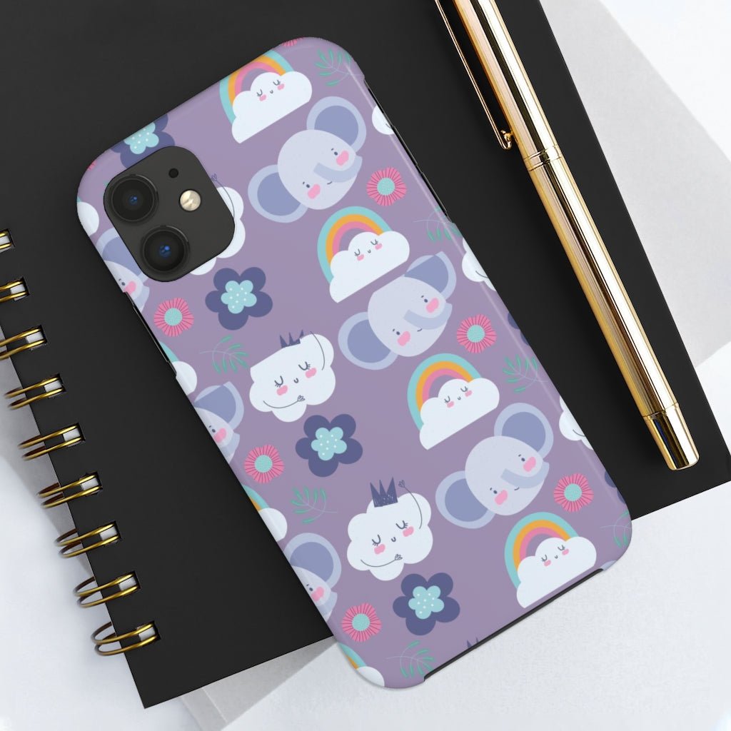 Cute Pastel Purple Tough Phone Case - Super-Cute & Impact Resistant for iPhones & Samsung - We Love Your Gift