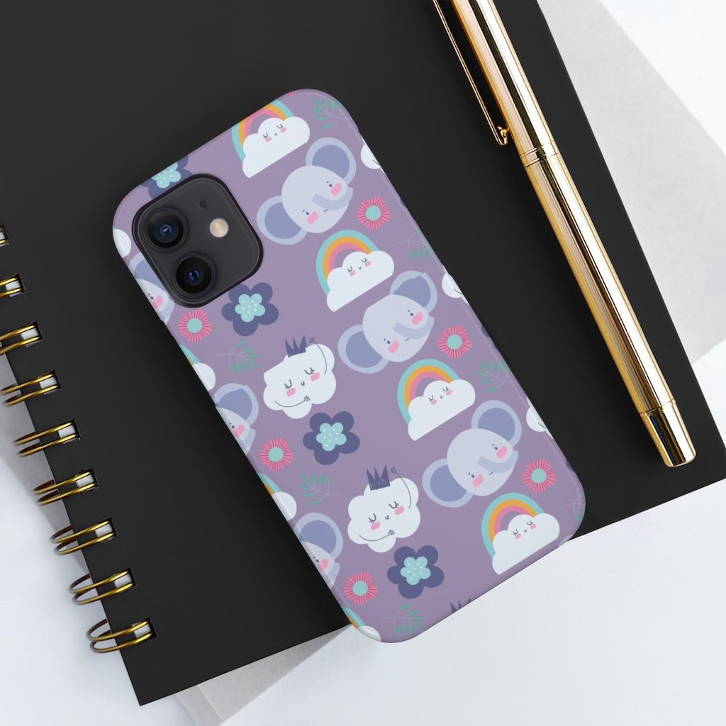 Cute Pastel Purple Tough Phone Case - Super-Cute & Impact Resistant for iPhones & Samsung - We Love Your Gift