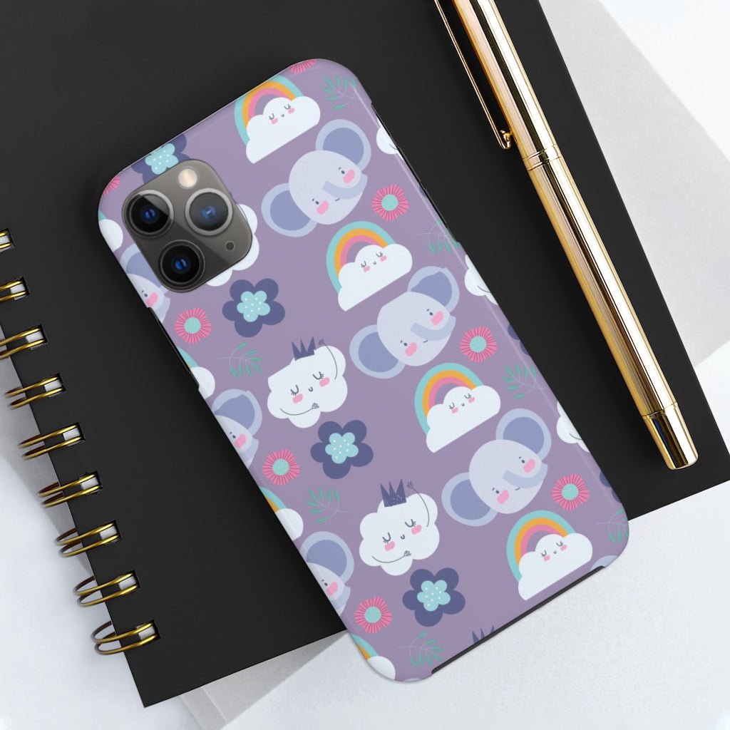 Cute Pastel Purple Tough Phone Case - Super-Cute & Impact Resistant for iPhones & Samsung - We Love Your Gift