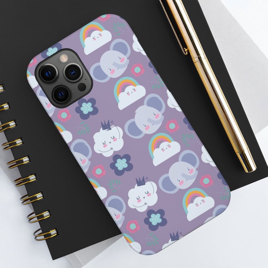 Cute Pastel Purple Tough Phone Case - Super-Cute & Impact Resistant for iPhones & Samsung - We Love Your Gift