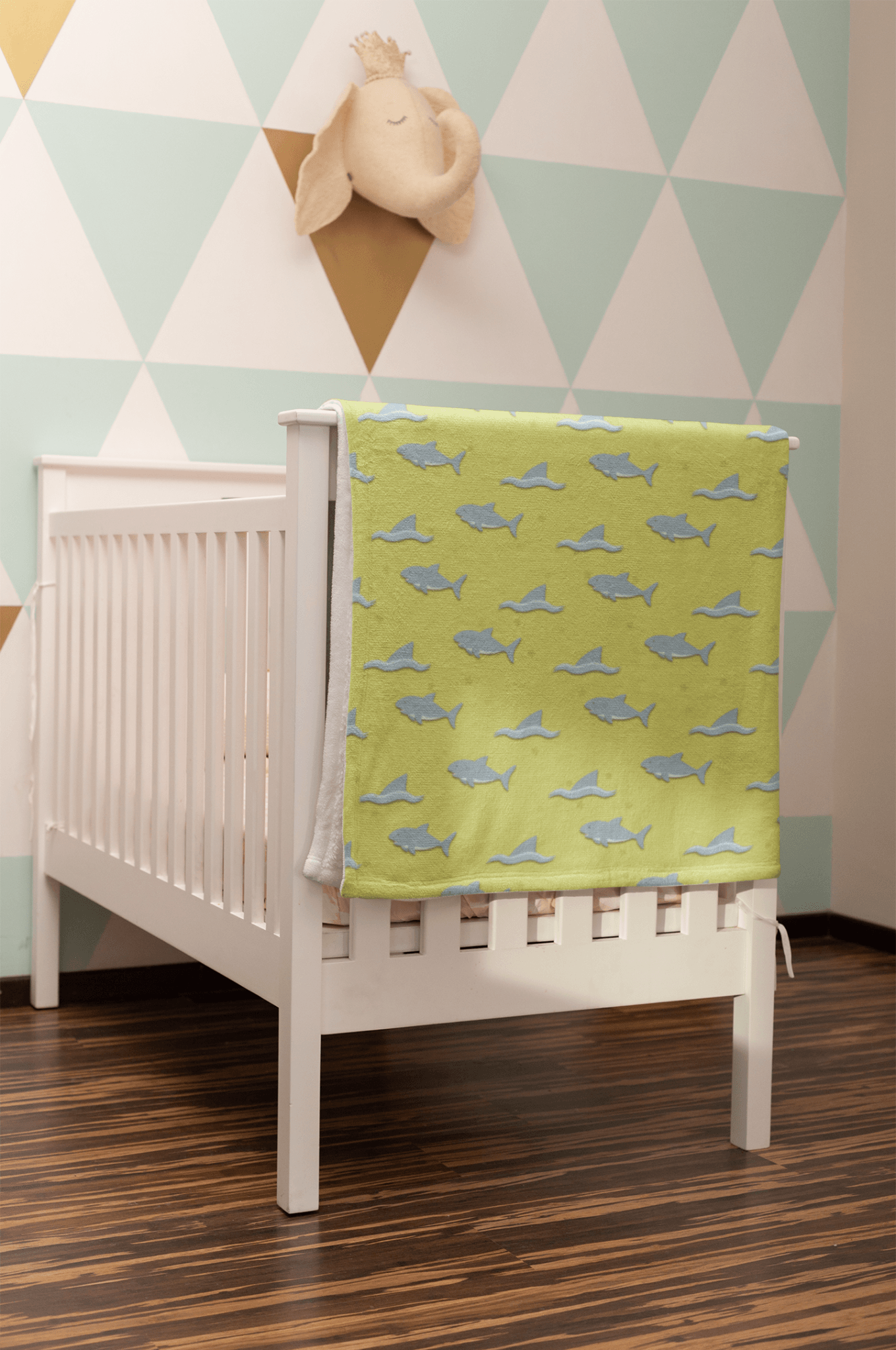 Cute Sharks Minky Blankets - We Love Your Gift