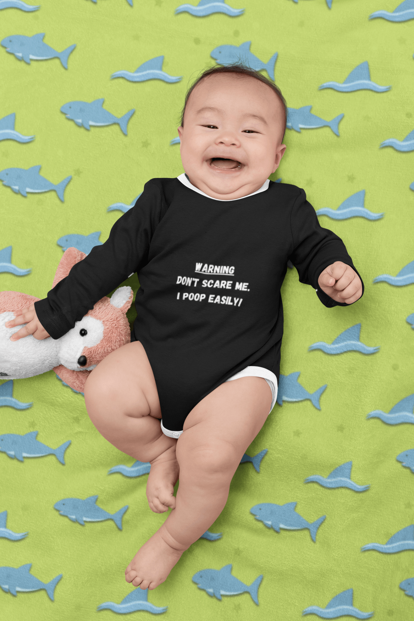 Cute Sharks Minky Blankets - We Love Your Gift