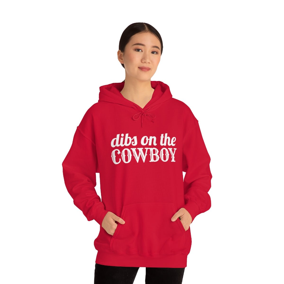 Dibs on the Cowboy White Print Hoodie - We Love Your Gift