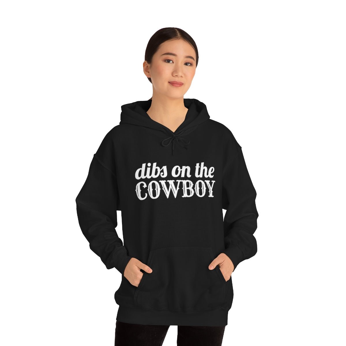 Dibs on the Cowboy White Print Hoodie - We Love Your Gift