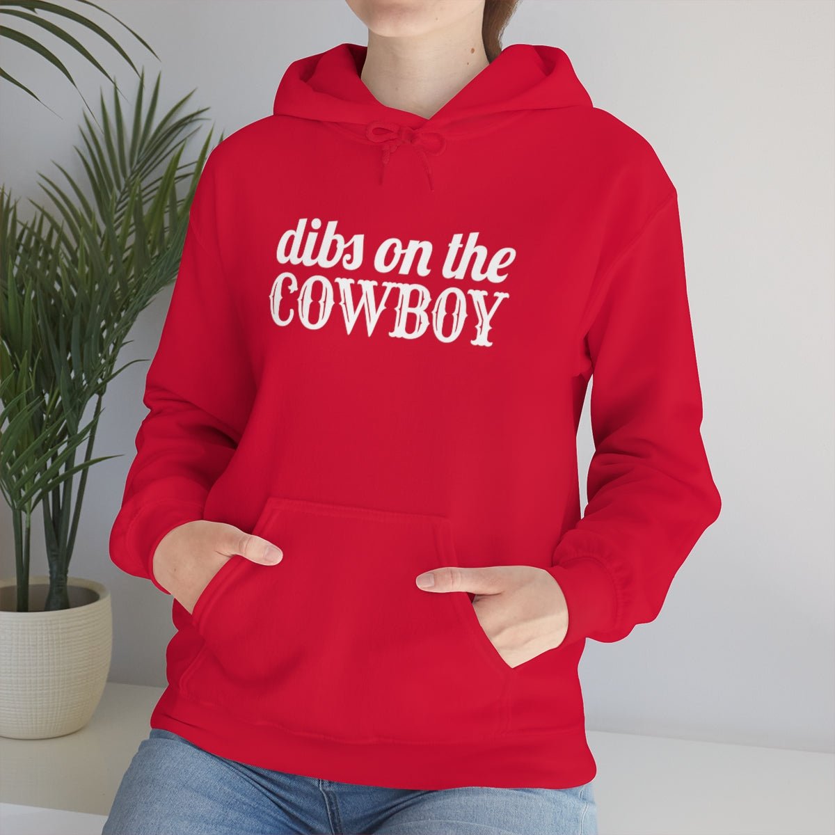 Dibs on the Cowboy White Print Hoodie - We Love Your Gift