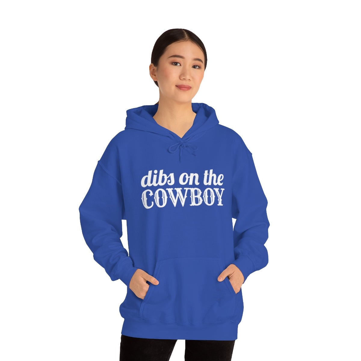 Dibs on the Cowboy White Print Hoodie - We Love Your Gift