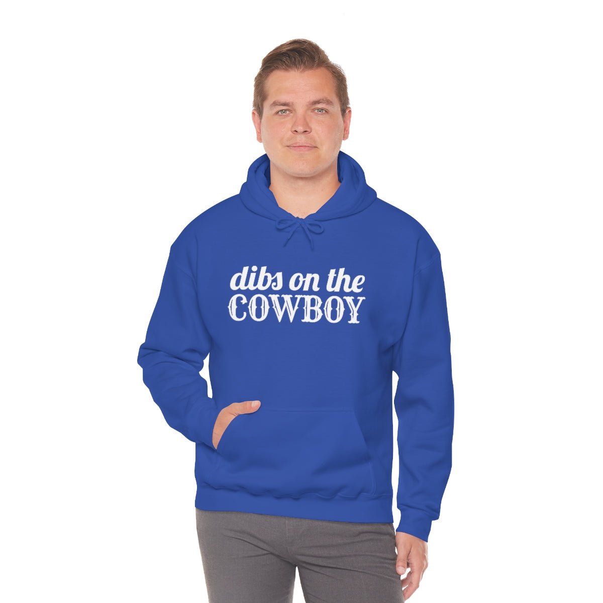 Dibs on the Cowboy White Print Hoodie - We Love Your Gift