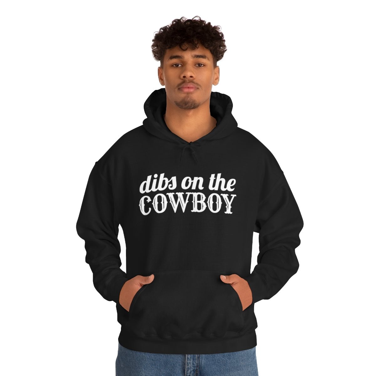 Dibs on the Cowboy White Print Hoodie - We Love Your Gift