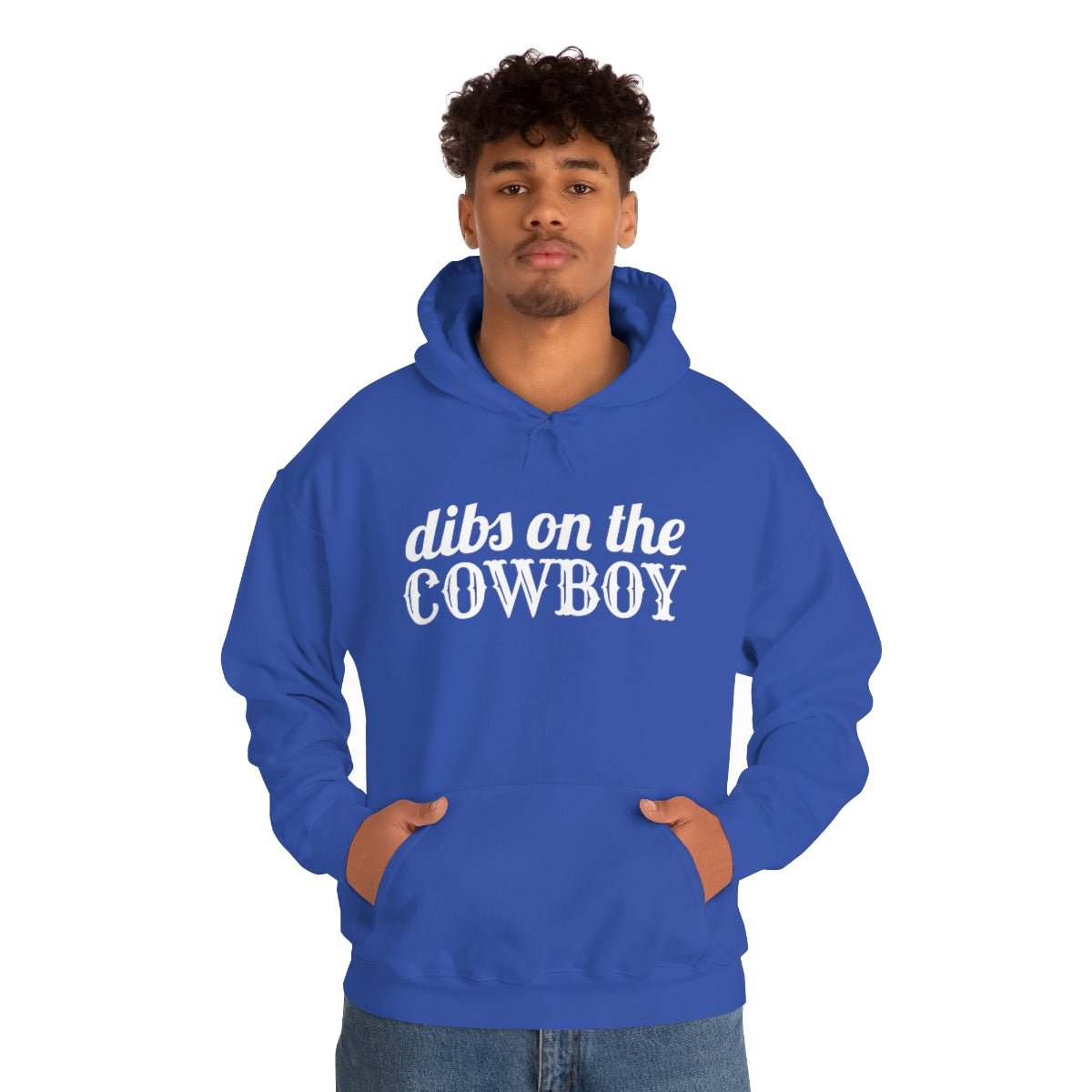 Dibs on the Cowboy White Print Hoodie - We Love Your Gift