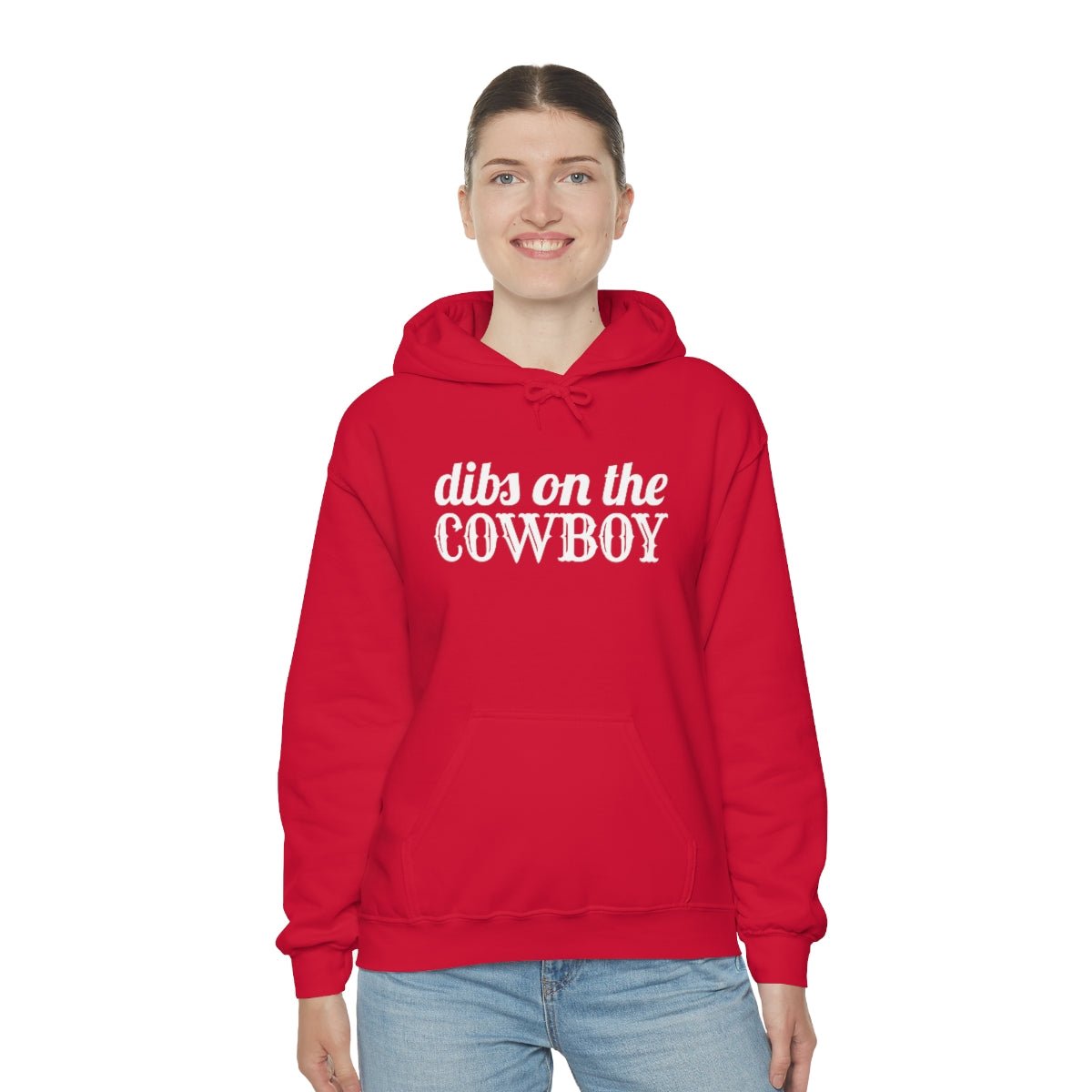 Dibs on the Cowboy White Print Hoodie - We Love Your Gift