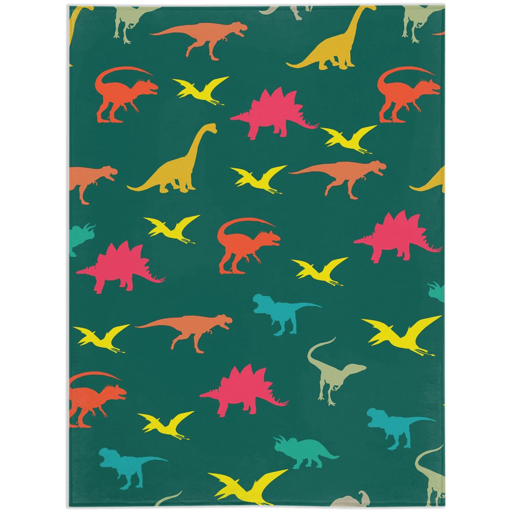 Dinosaur Pattern Minky Blankets - We Love Your Gift