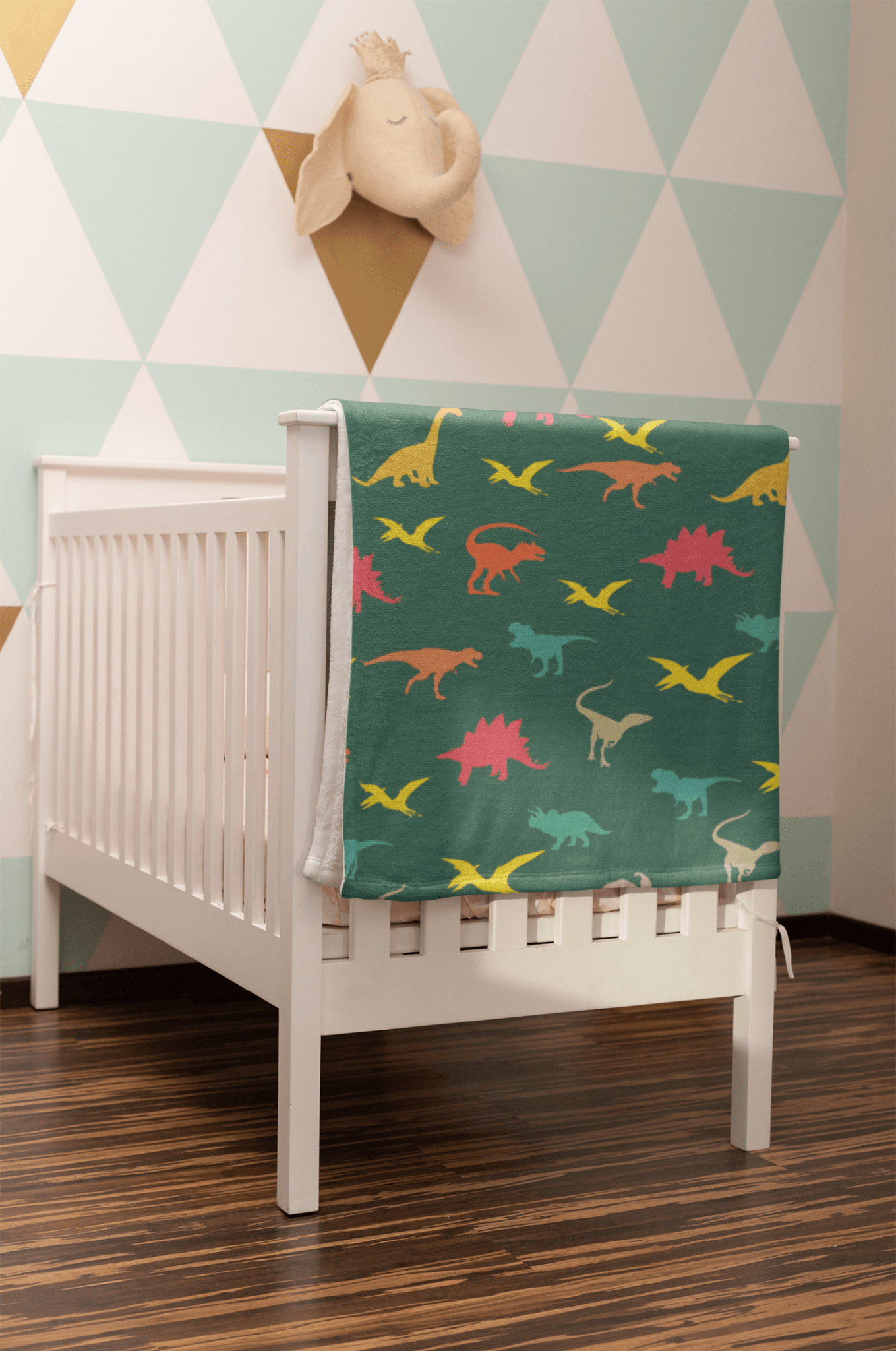 Dinosaur Pattern Minky Blankets - We Love Your Gift