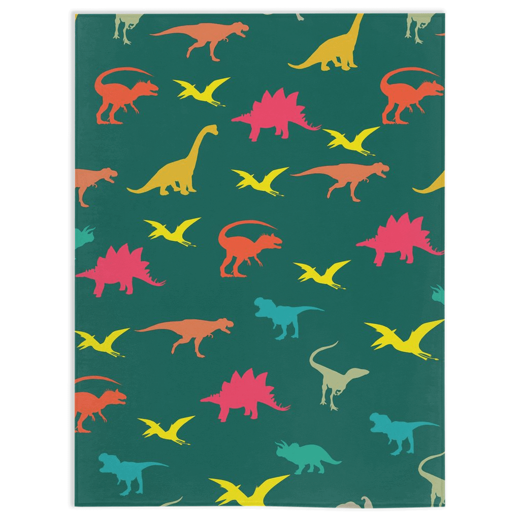 Dinosaur Pattern Minky Blankets - We Love Your Gift