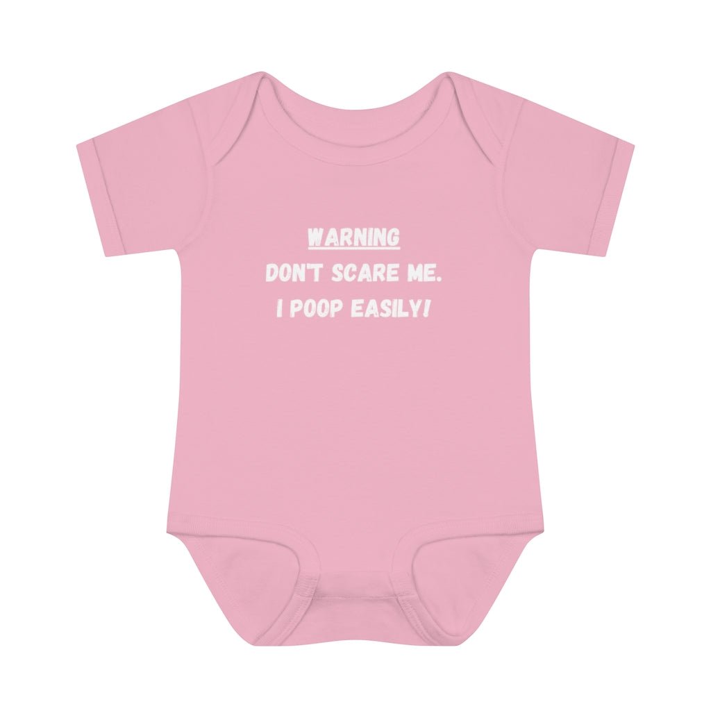 Don't Scare Me. I Poop Easily Funny Baby Infant Onsie - We Love Your Gift