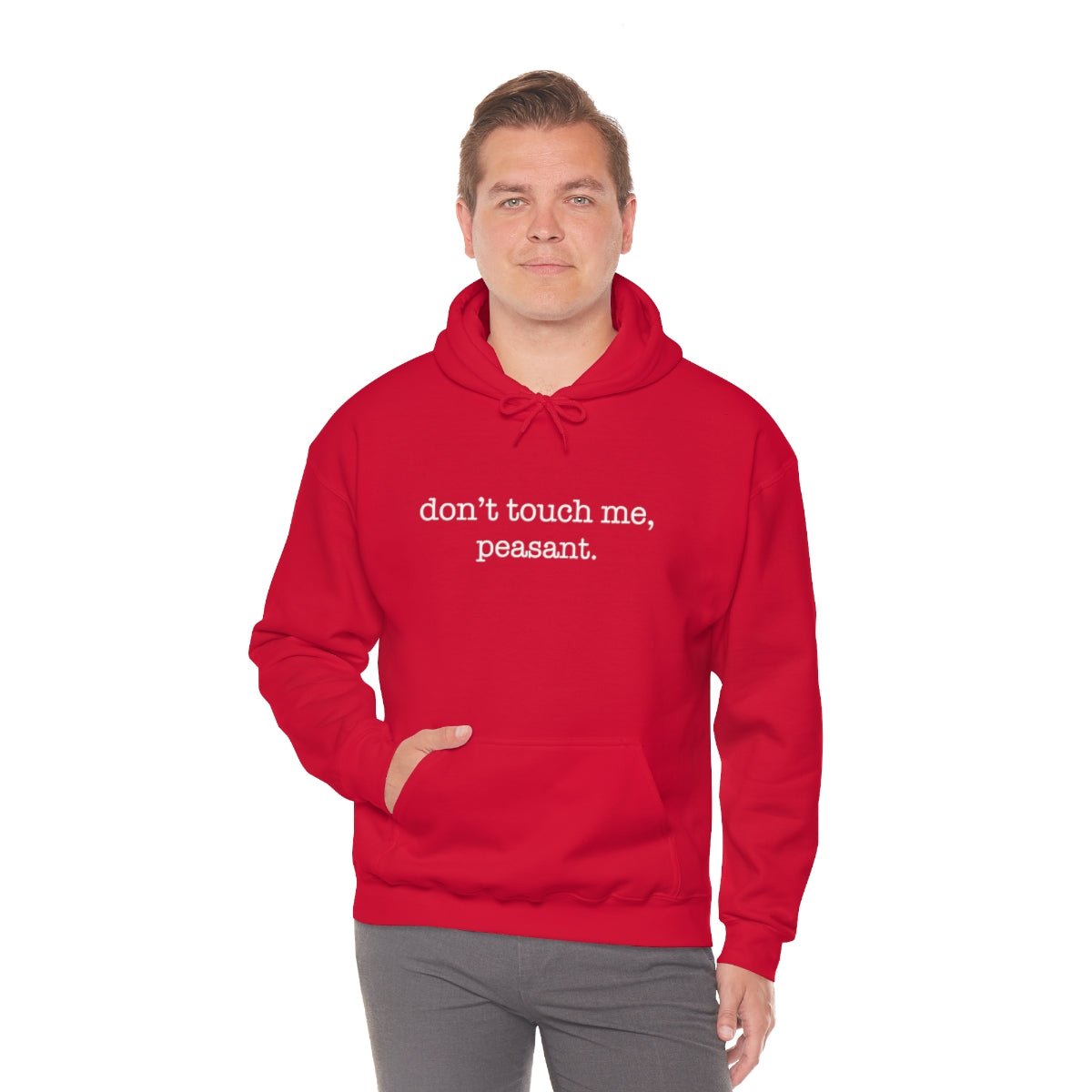 Don't Touch Me. Peasant Hoodie - We Love Your Gift