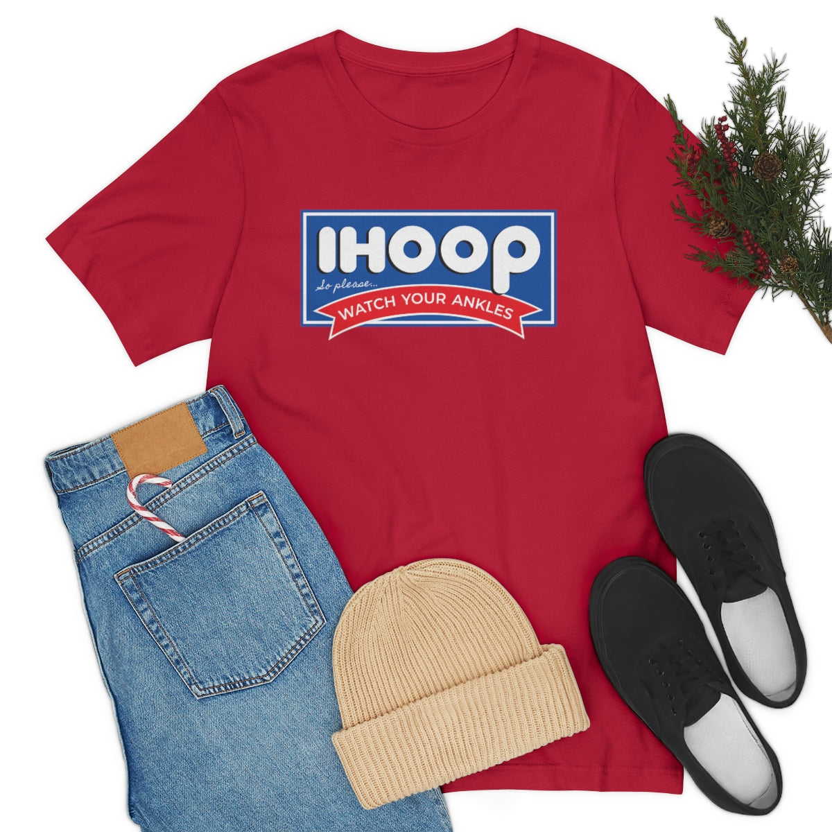 IHOOP So Please Watch your Ankles Funny Basketball Shirt