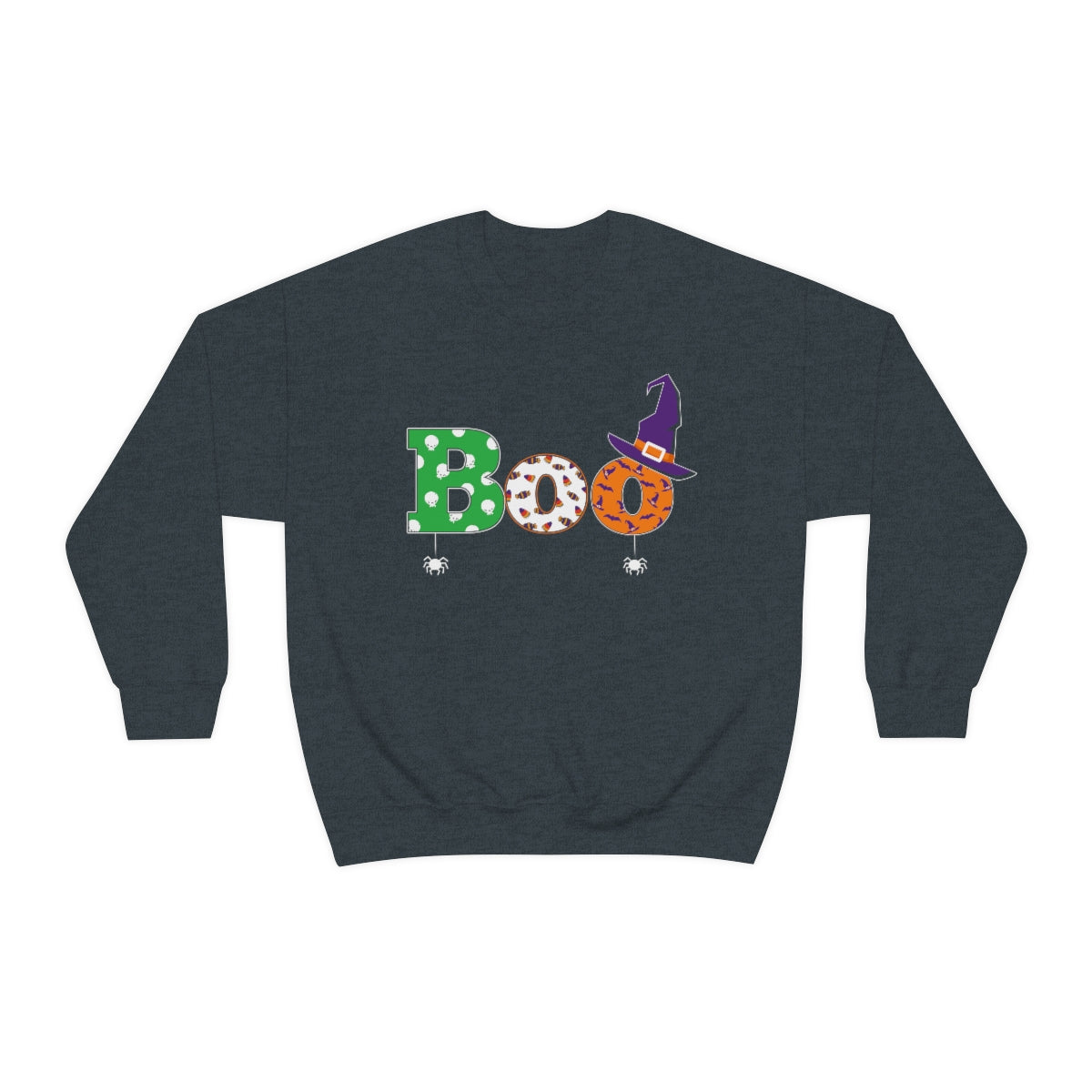 BOO Print  Sweatshirt for Fall