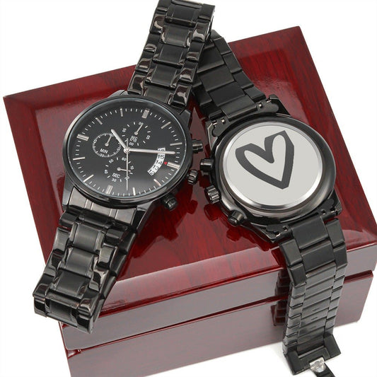 Engraved Heart Watch - We Love Your Gift