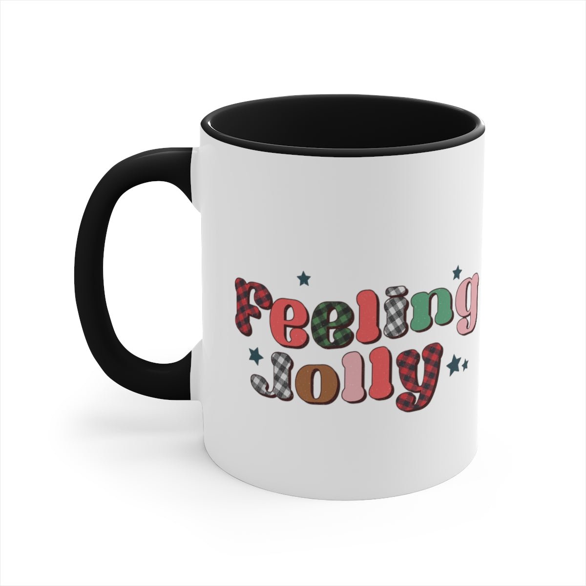 Feeling Jolly - Color Handled Funny Mug - We Love Your Gift