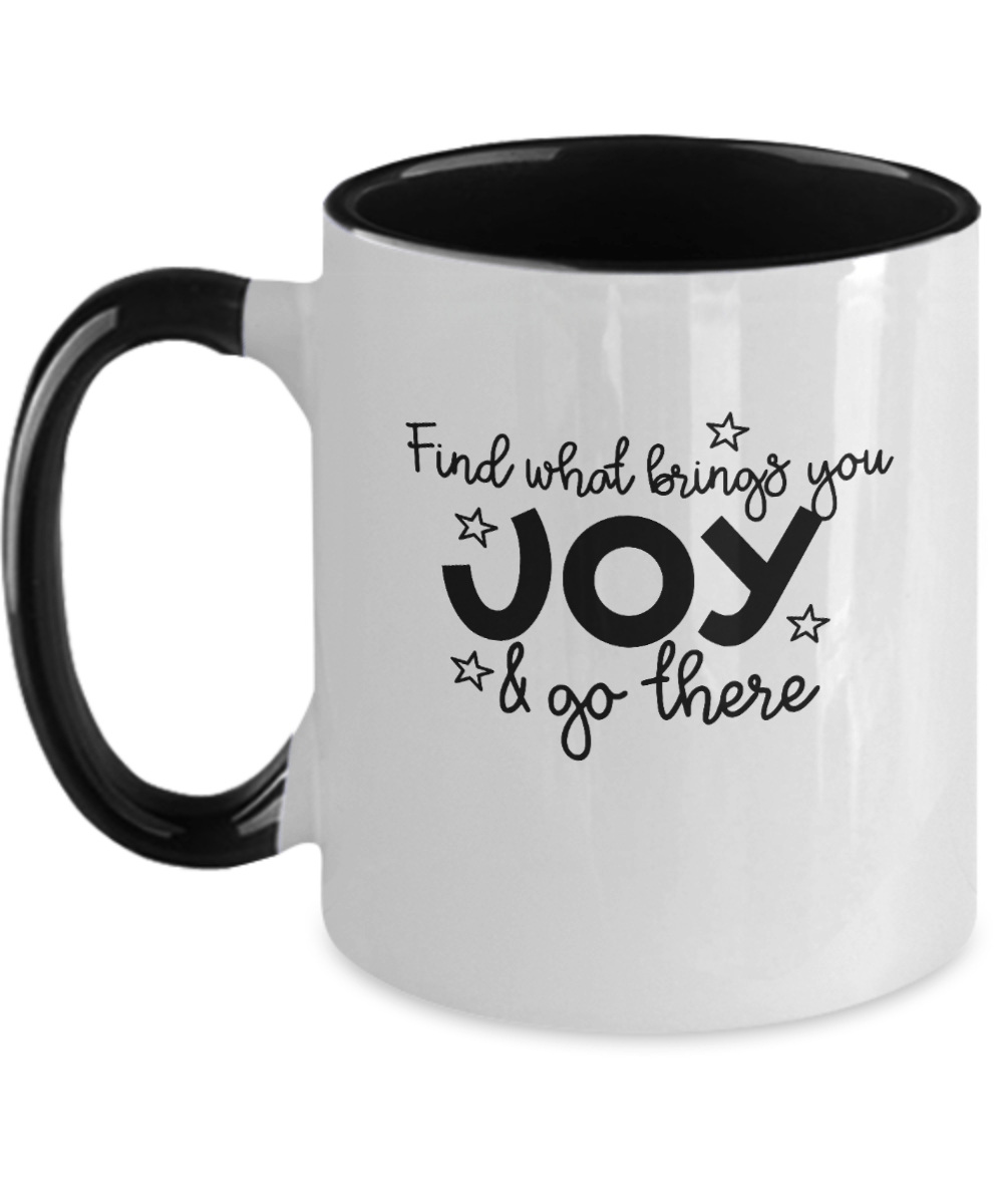 Find What Brings You Joy & Go There Mug - We Love Your Gift