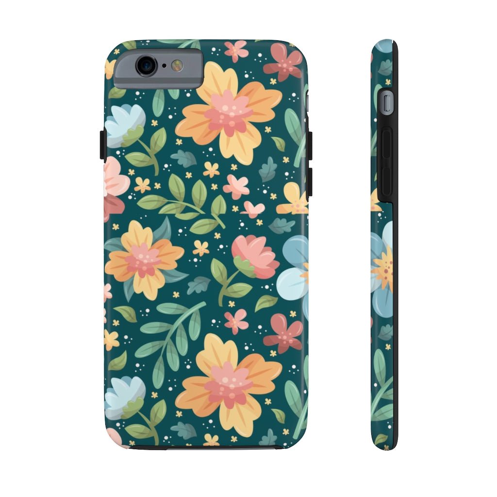 Floral Tough Phone Case - Super-Cute & Impact Resistant for iPhones & Samsung - We Love Your Gift