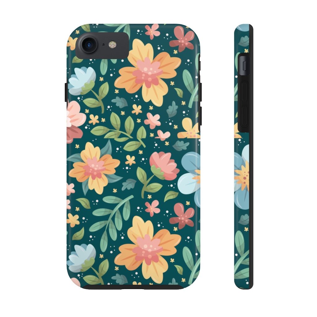 Floral Tough Phone Case - Super-Cute & Impact Resistant for iPhones & Samsung - We Love Your Gift