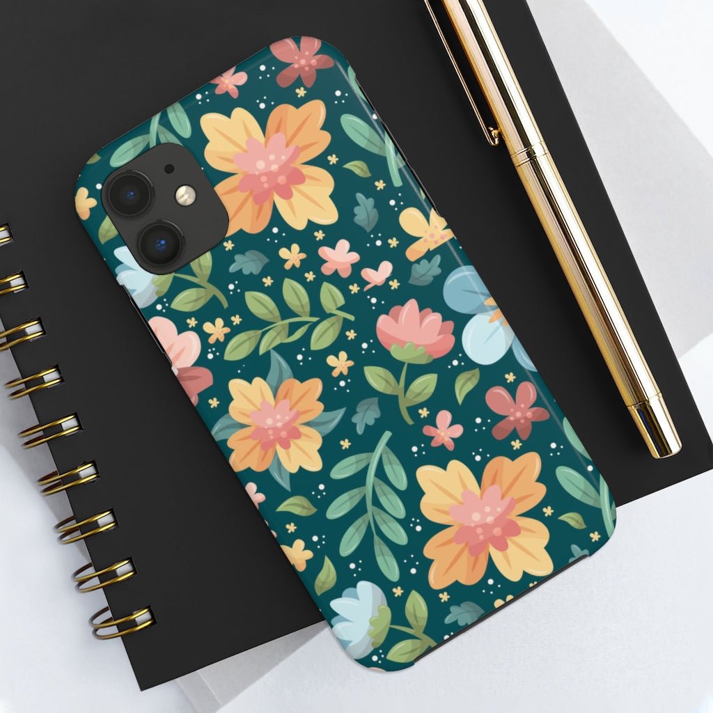 Floral Tough Phone Case - Super-Cute & Impact Resistant for iPhones & Samsung - We Love Your Gift