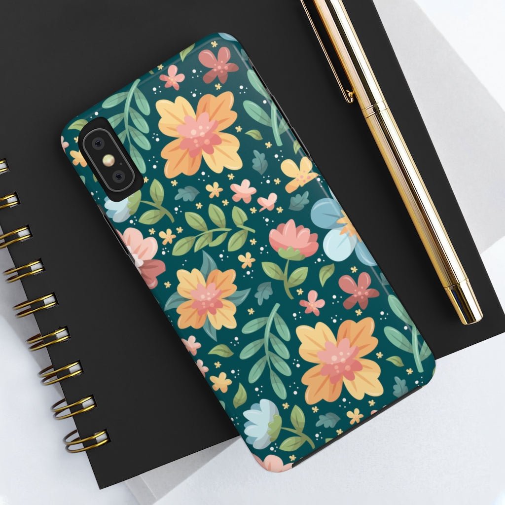 Floral Tough Phone Case - Super-Cute & Impact Resistant for iPhones & Samsung - We Love Your Gift