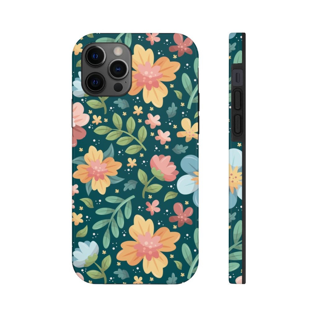 Floral Tough Phone Case - Super-Cute & Impact Resistant for iPhones & Samsung - We Love Your Gift