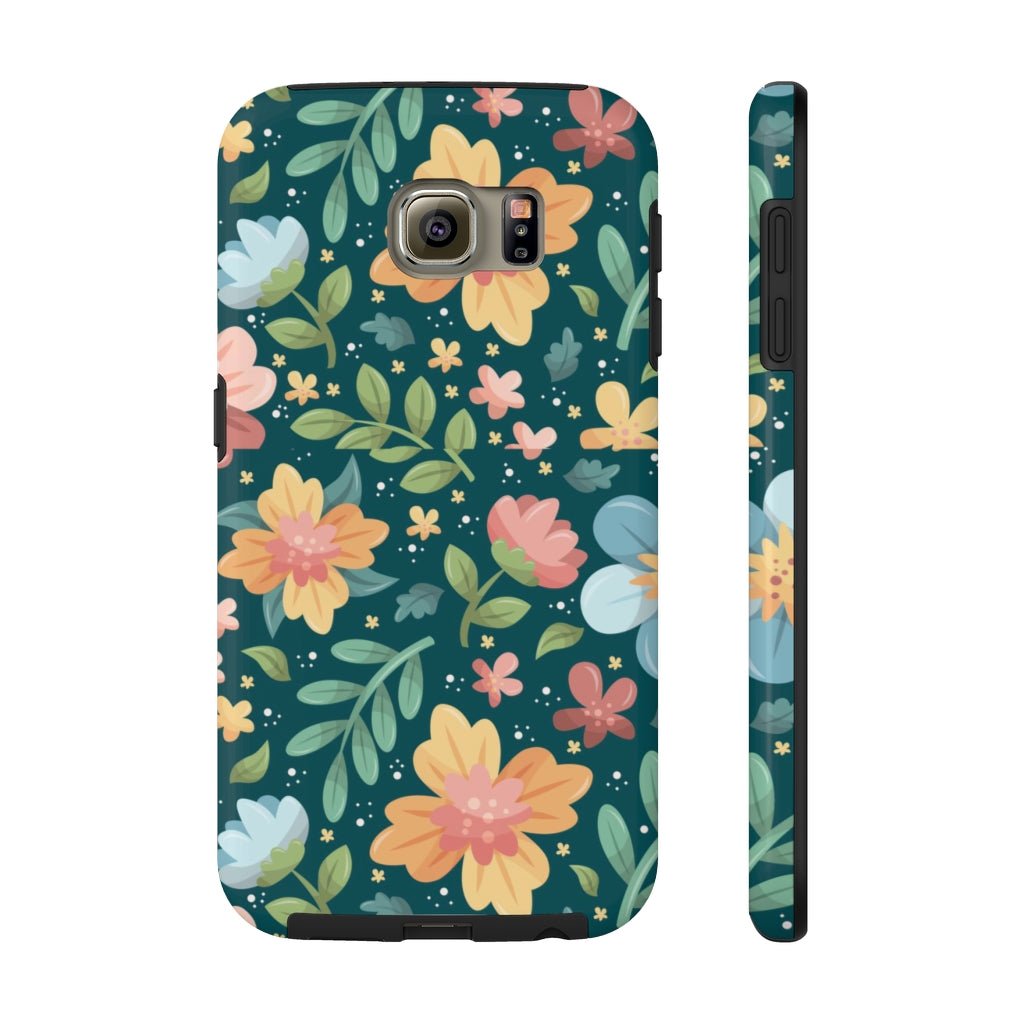 Floral Tough Phone Case - Super-Cute & Impact Resistant for iPhones & Samsung - We Love Your Gift