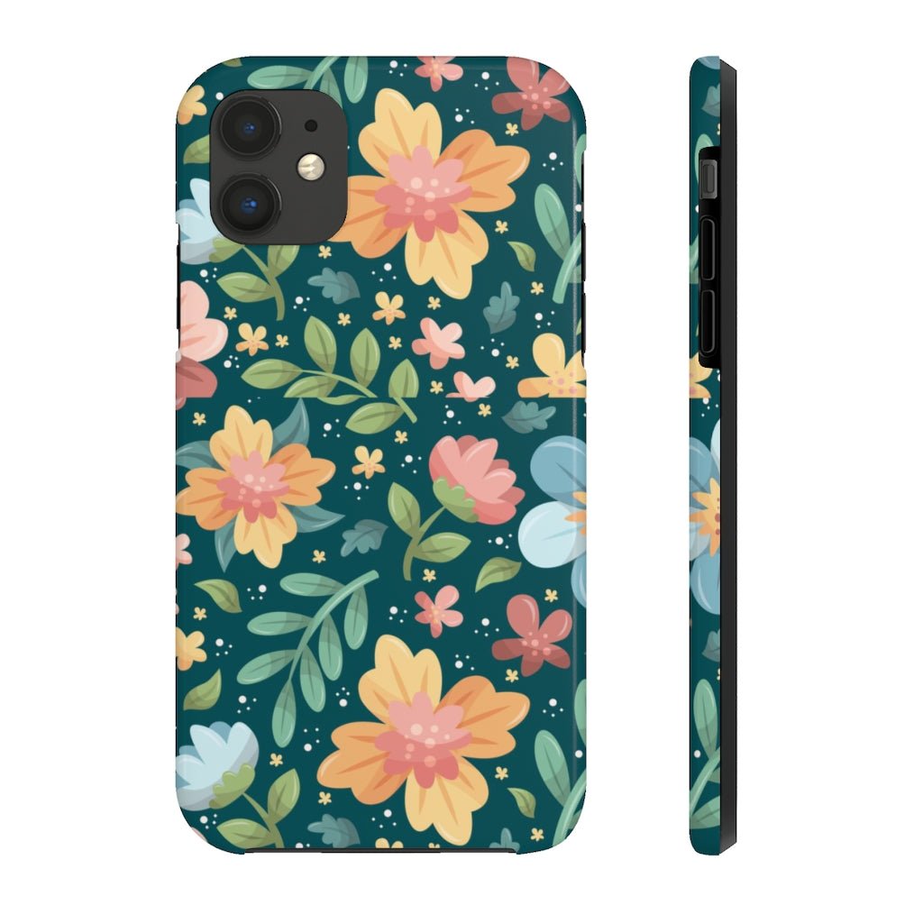 Floral Tough Phone Case - Super-Cute & Impact Resistant for iPhones & Samsung - We Love Your Gift