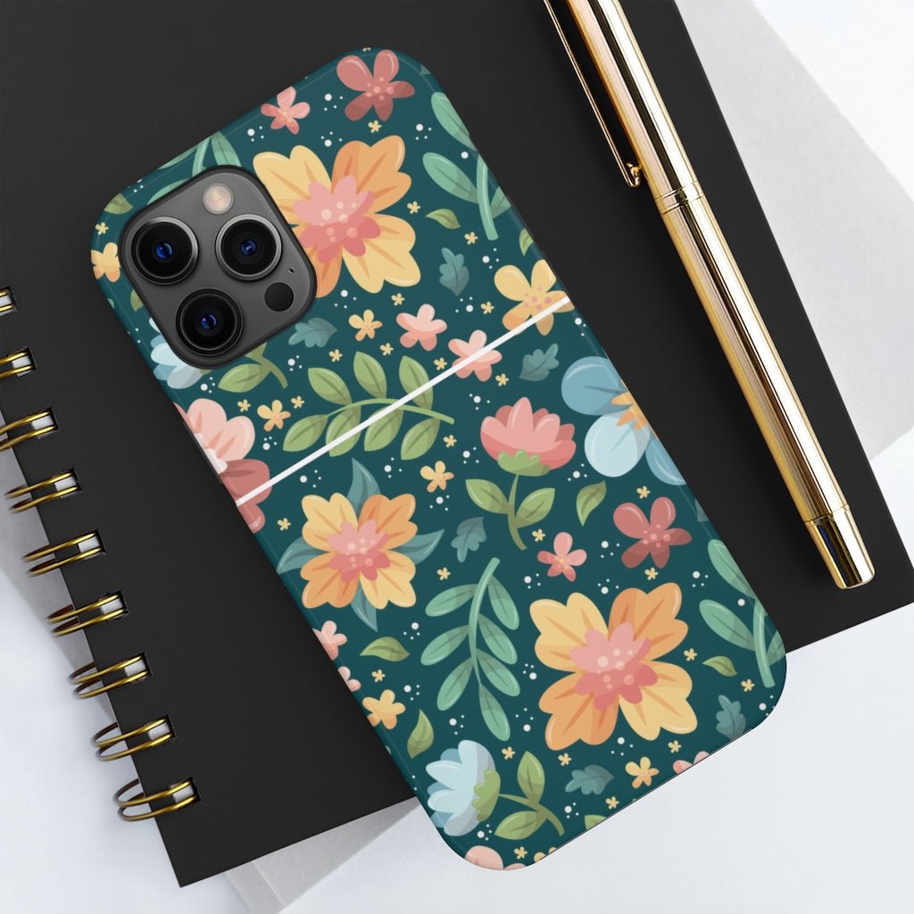 Floral Tough Phone Case - Super-Cute & Impact Resistant for iPhones & Samsung - We Love Your Gift