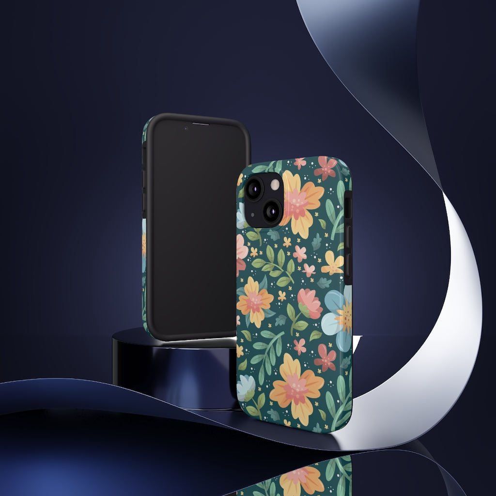 Floral Tough Phone Case - Super-Cute & Impact Resistant for iPhones & Samsung - We Love Your Gift