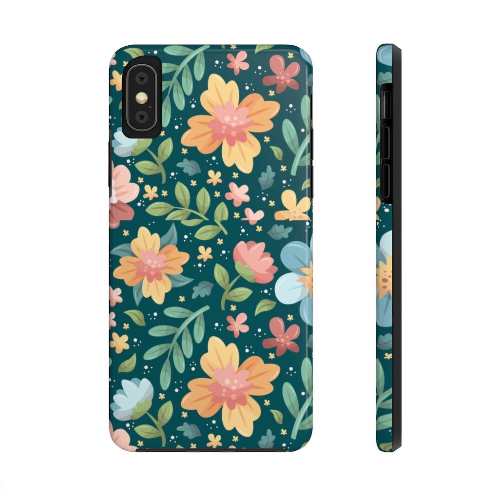 Floral Tough Phone Case - Super-Cute & Impact Resistant for iPhones & Samsung - We Love Your Gift