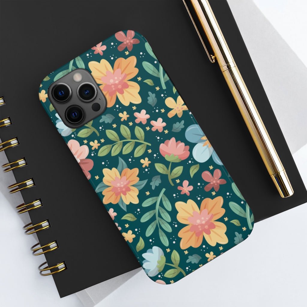 Floral Tough Phone Case - Super-Cute & Impact Resistant for iPhones & Samsung - We Love Your Gift