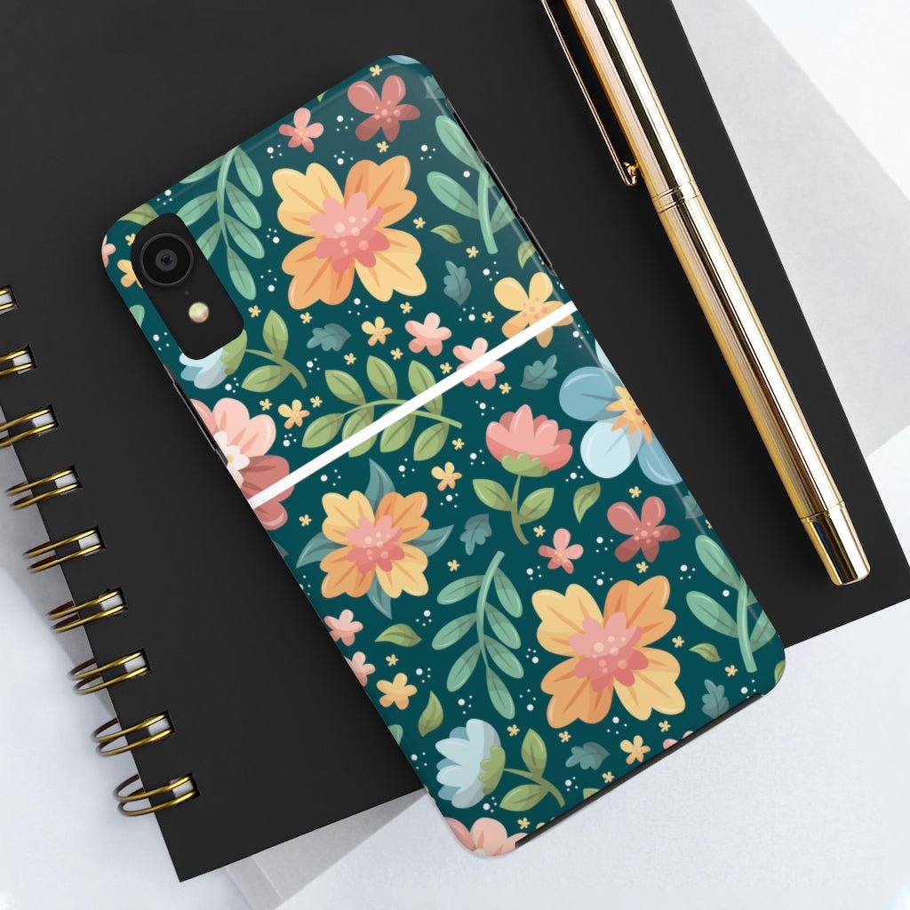 Floral Tough Phone Case - Super-Cute & Impact Resistant for iPhones & Samsung - We Love Your Gift