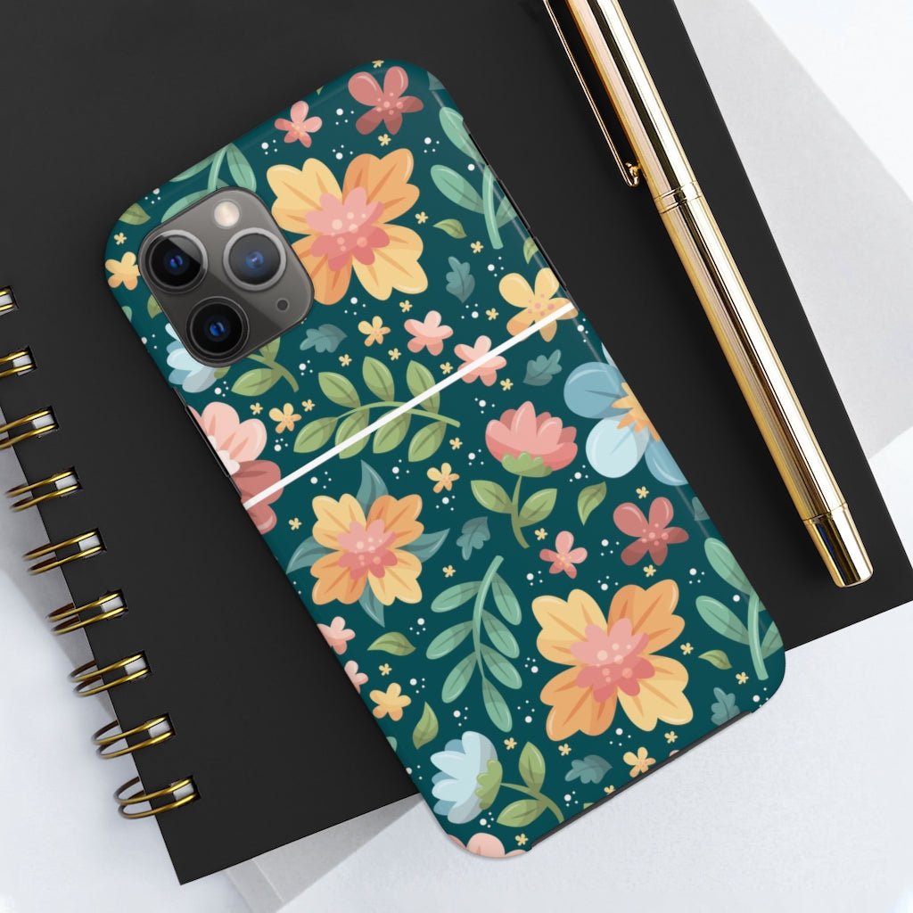 Floral Tough Phone Case - Super-Cute & Impact Resistant for iPhones & Samsung - We Love Your Gift