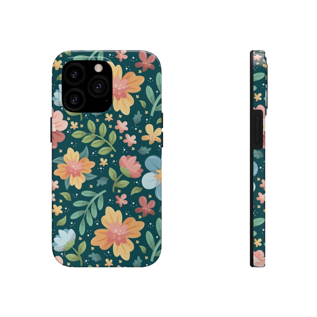 Floral Tough Phone Case - Super-Cute & Impact Resistant for iPhones & Samsung - We Love Your Gift