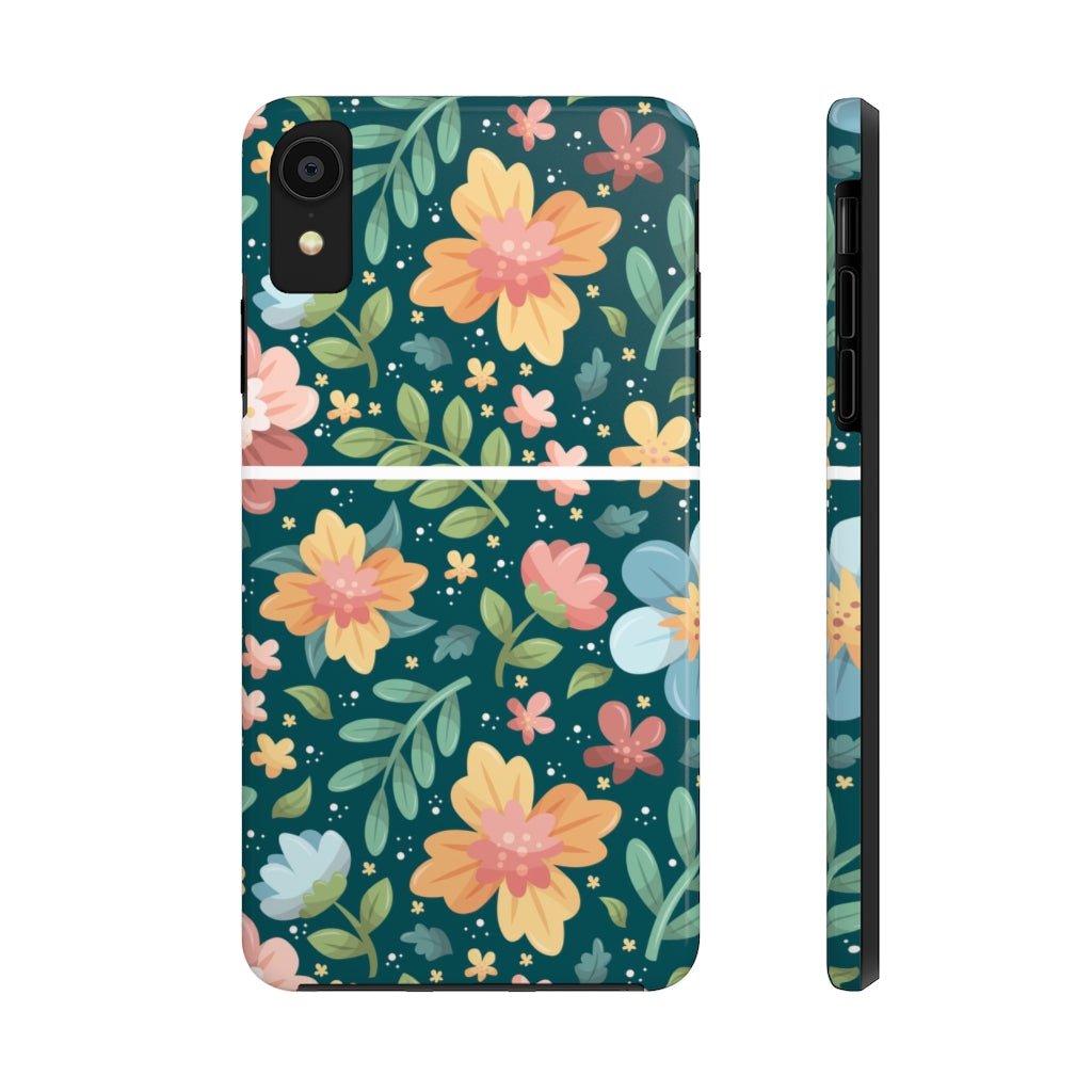 Floral Tough Phone Case - Super-Cute & Impact Resistant for iPhones & Samsung - We Love Your Gift