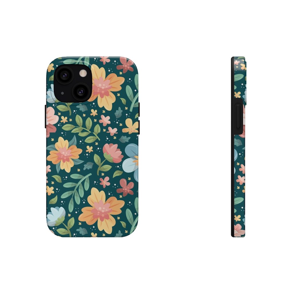 Floral Tough Phone Case - Super-Cute & Impact Resistant for iPhones & Samsung - We Love Your Gift