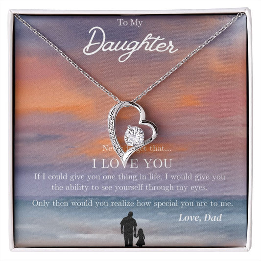 From Dad to Daughter - Heart Necklace - We Love Your Gift