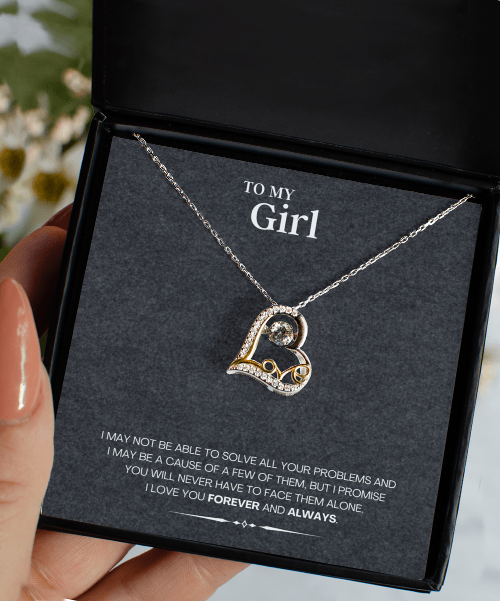 Girl Necklace Jewelry Gift Idea with Message Card - We Love Your Gift