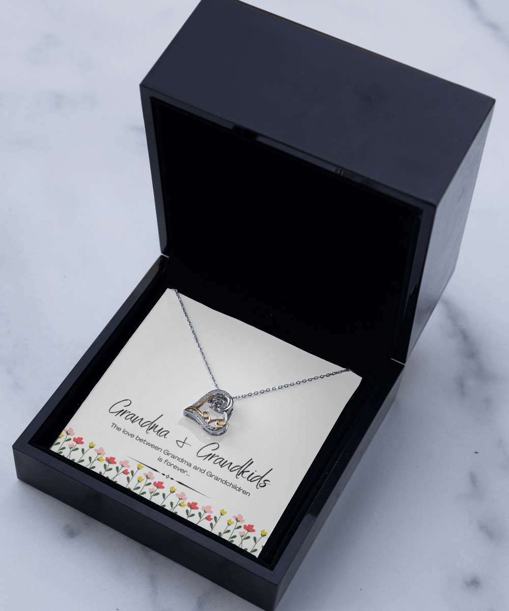 Grandma & Grandkids Gift Jewelry with Message Card - We Love Your Gift