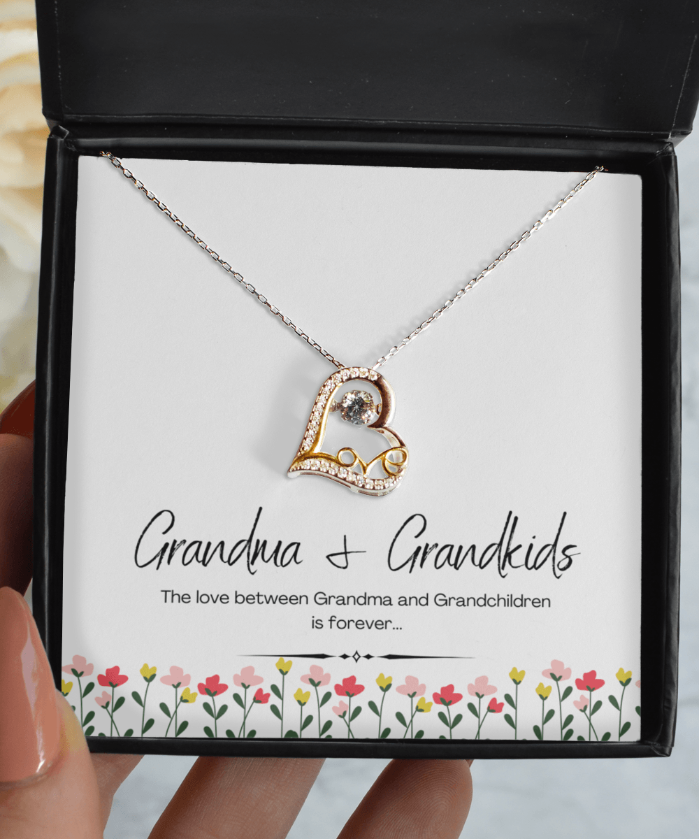 Grandma & Grandkids Gift Jewelry with Message Card - We Love Your Gift