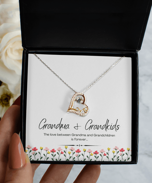 Grandma & Grandkids Gift Jewelry with Message Card - We Love Your Gift