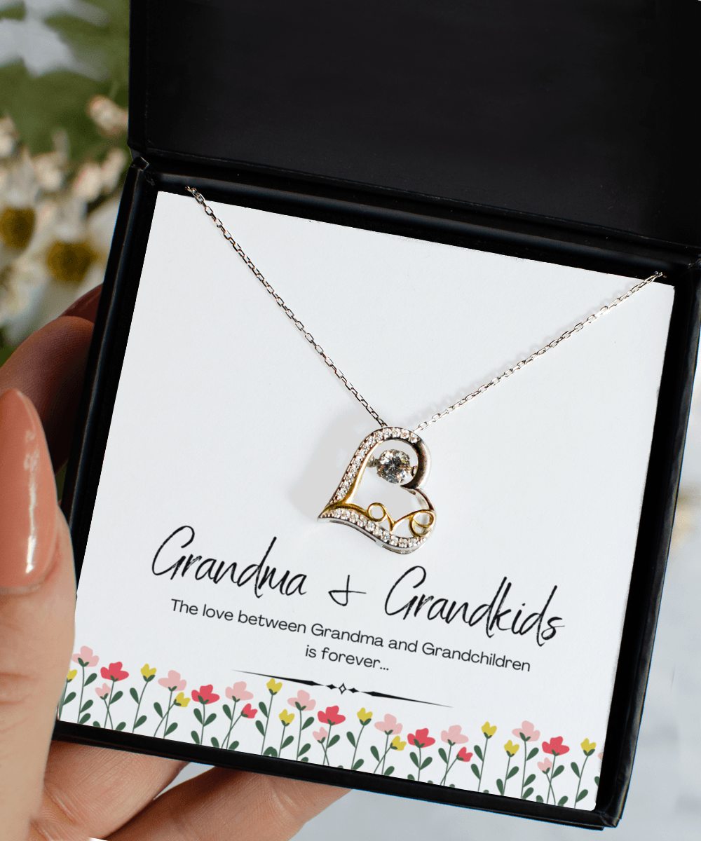 Grandma & Grandkids Gift Jewelry with Message Card - We Love Your Gift