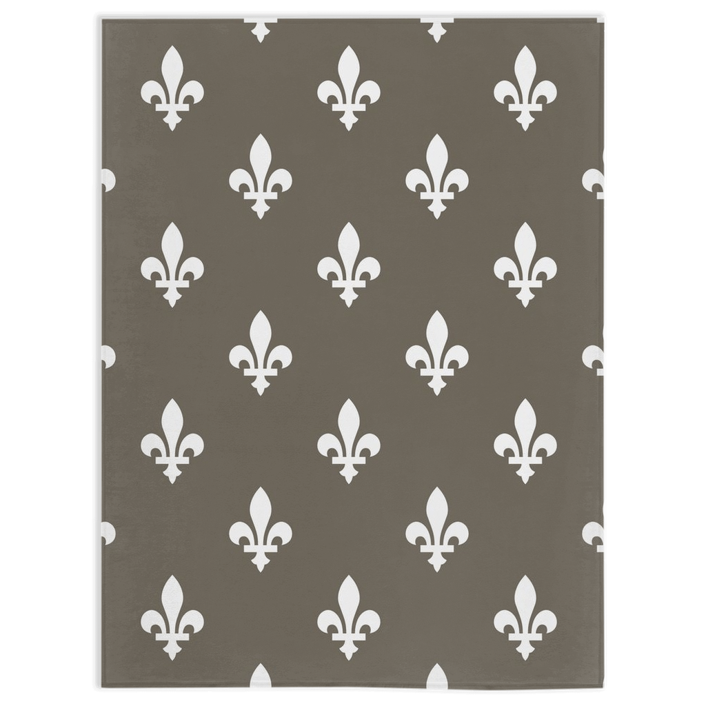 Green Fleur De Lis Minky Blankets - We Love Your Gift